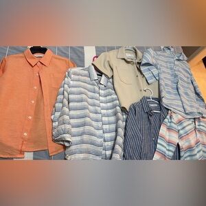 Boy dress shirt bundle 4-5